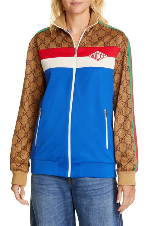 gucci technical track jacket